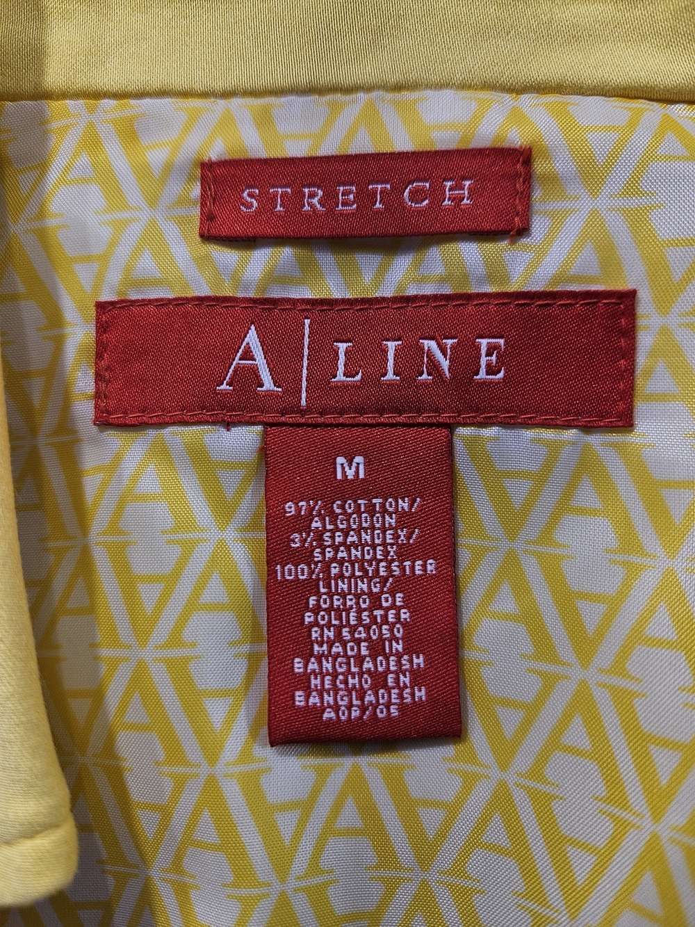 A/LINE Sky Bright Yellow for W Belted Trench Coat Sz M perfect For Any Occasions - Picture 14 of 14